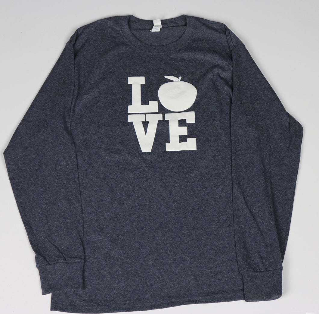 LOVE Heather Grey Long Sleeve T-shirt