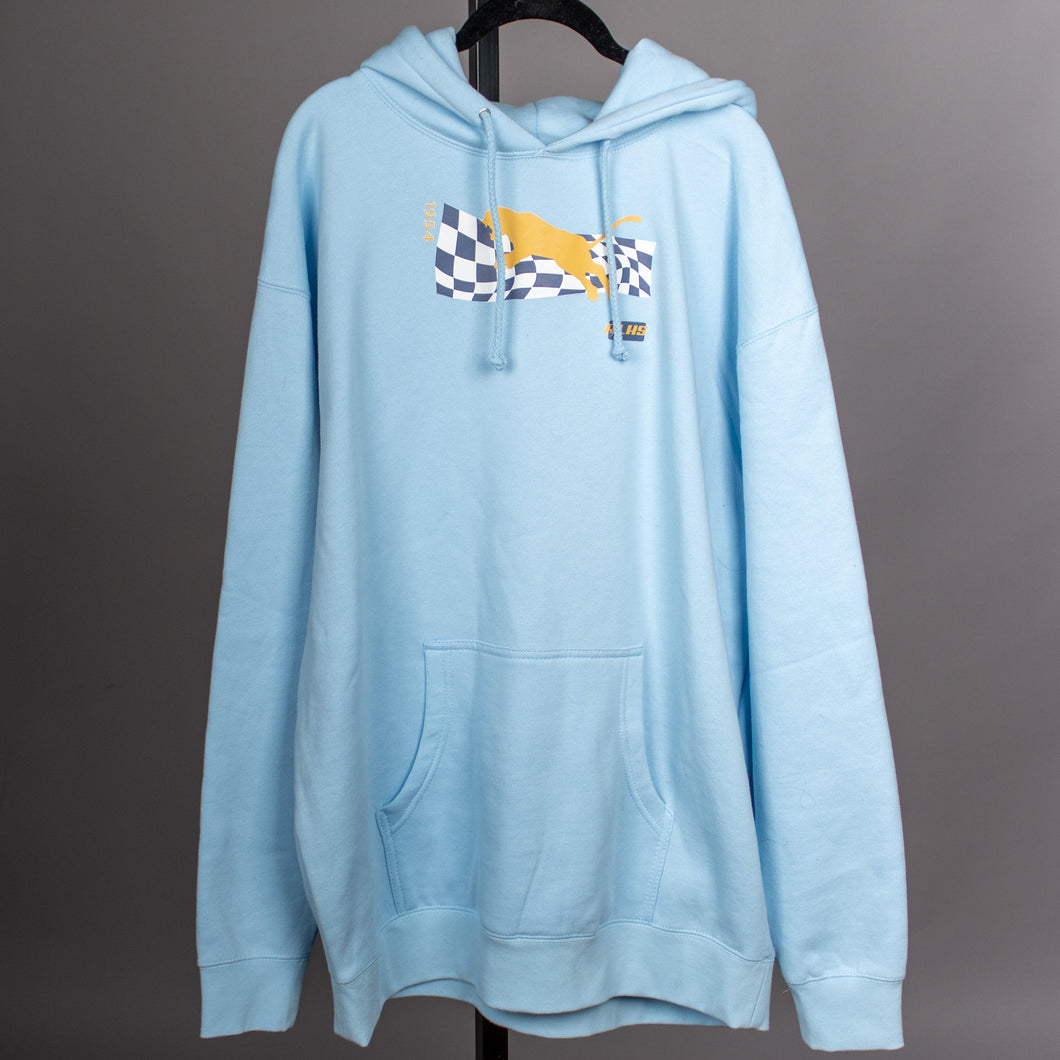 Panther Checkerboard Lt. Blue Hoodie