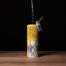 Electric Panthers White Steel Tumbler with Straw and Lid