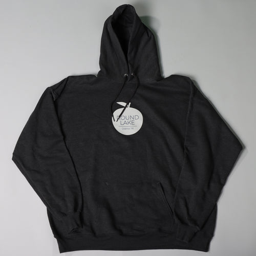 Round Lake Dist. 116 Apple Charcoal Heather Hoodie