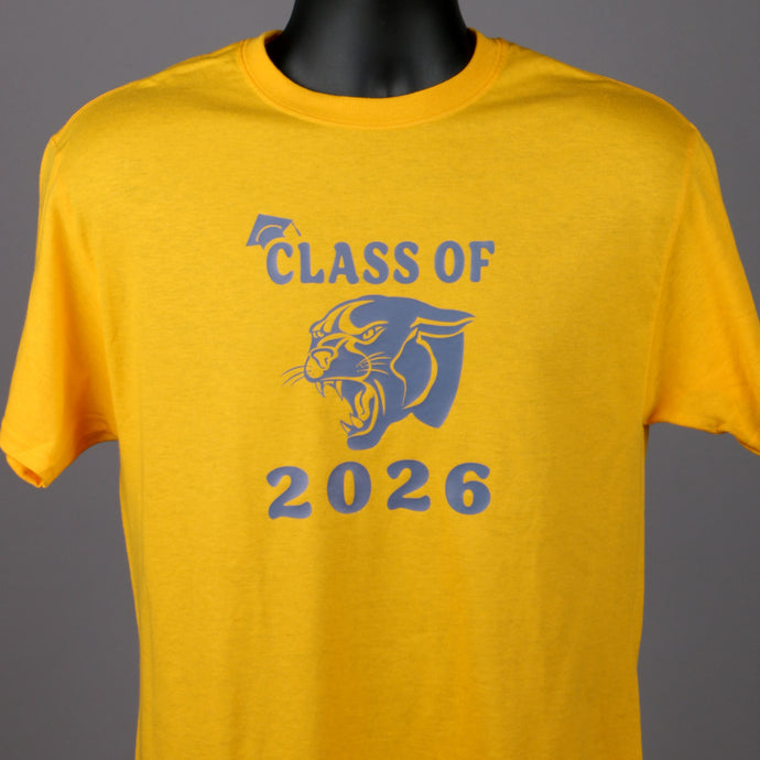 Class of 2026 Gold T-shirt