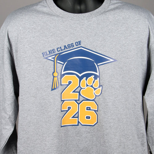 Class of 2026 Grad Cap Long Sleeve T-Shirt