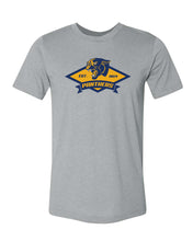 USA Made Jersey T-Shirt in Athletic Heather Grey with Selected Student Design