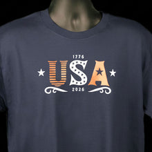 U.S.A. T-shirt in Navy