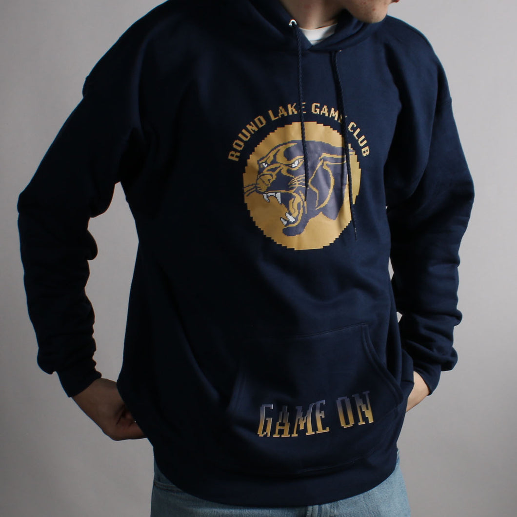 Round Lake Game Club Hoodie in Navy