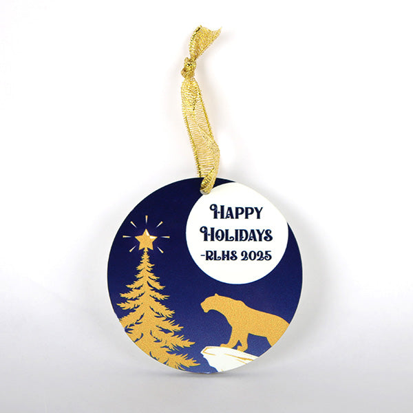 Gold Panther Ornament