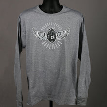 Anatomical Heart With Wings Long Sleeve T-Shirt