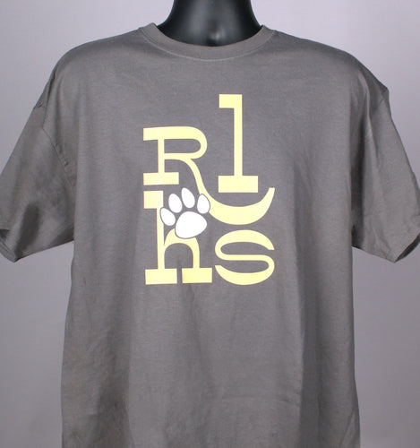 RLHS with Paw Dark Grey T-shirt