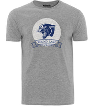 USA Made Jersey T-Shirt in Athletic Heather Grey with Selected Student Design