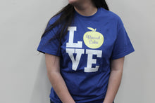 Round Lake LOVE Apple Short Sleeve T-Shirt in Heather or Blue