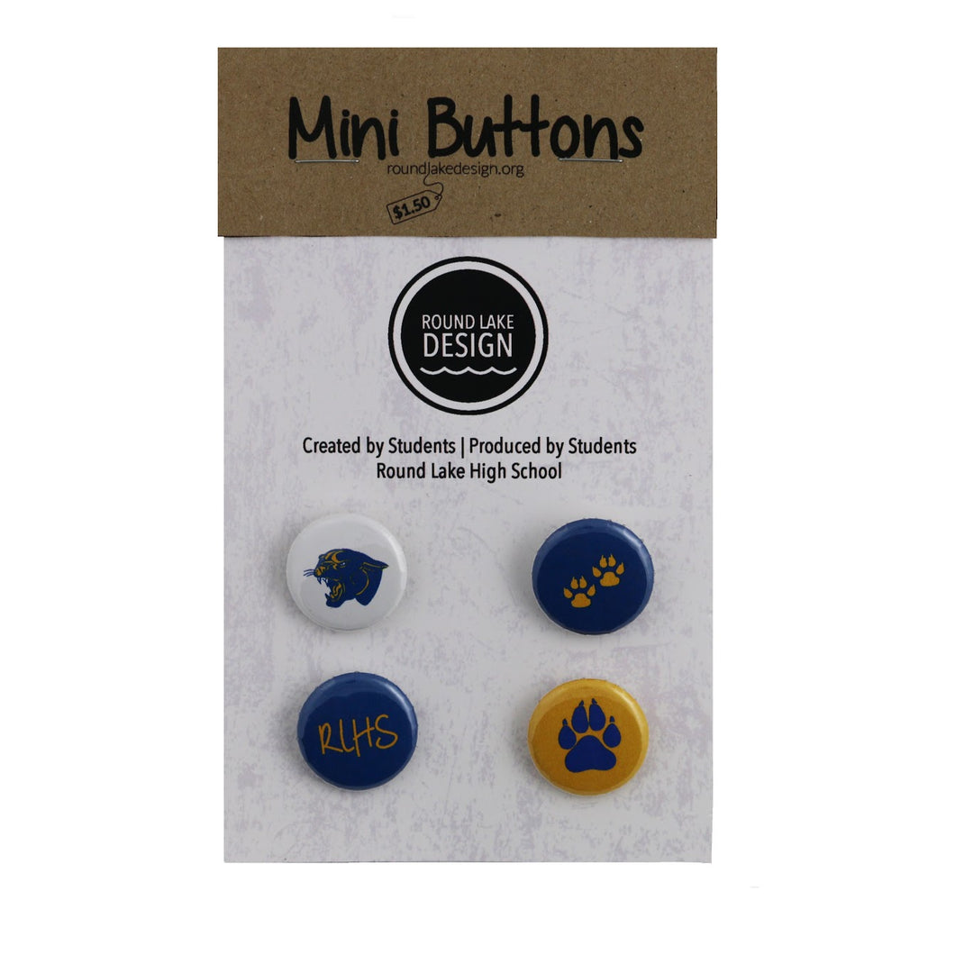 Panther Pride Mini Button Pack