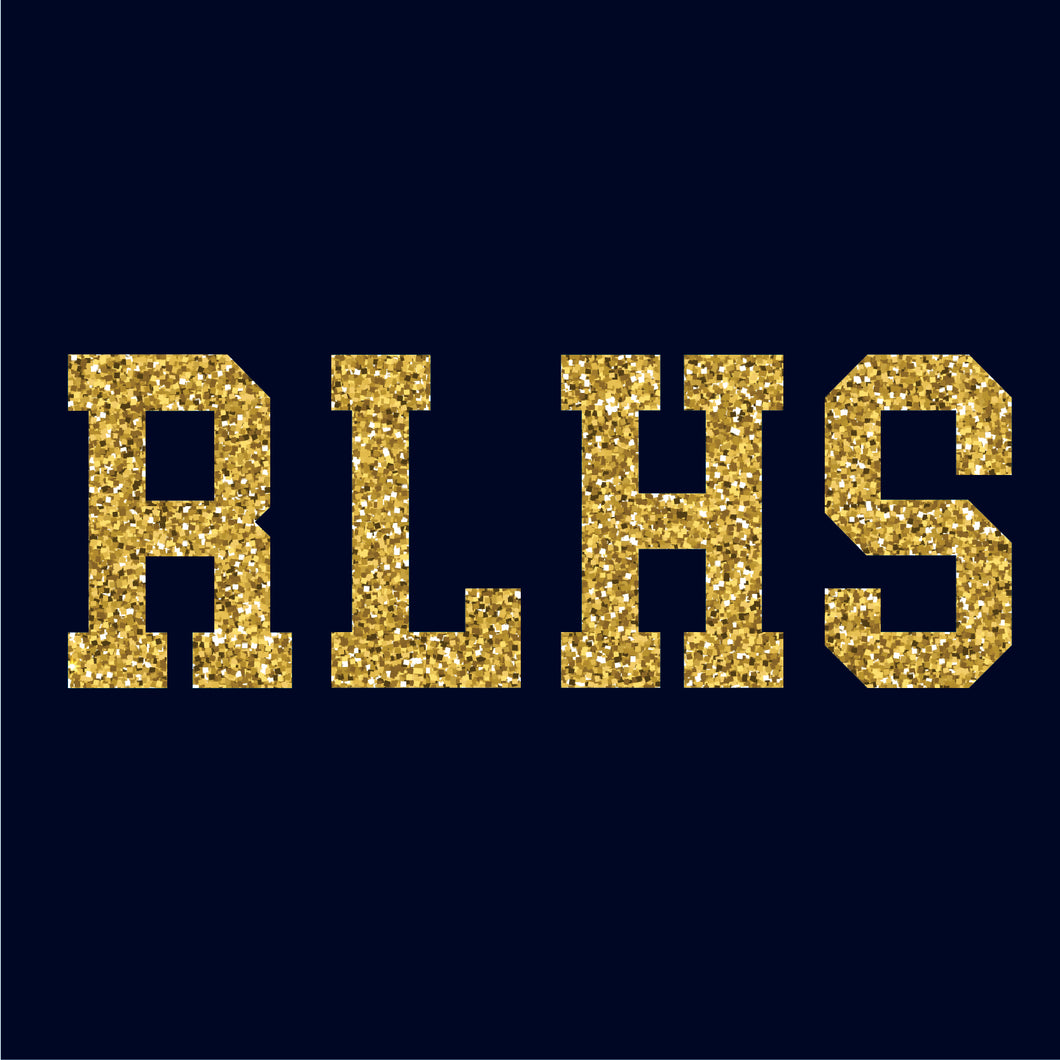 RLHS Glitter T-Shirt in Navy